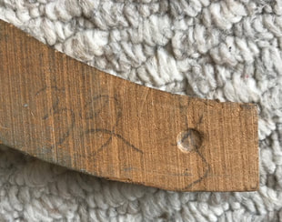 1930s Dobro Regal Fiddle Edge Resonator Pencil Marks